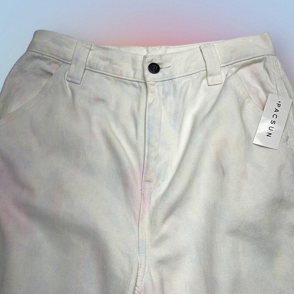 PACSUN Women’s 28 White High Rise Cotton Candy Carpenter Jeans